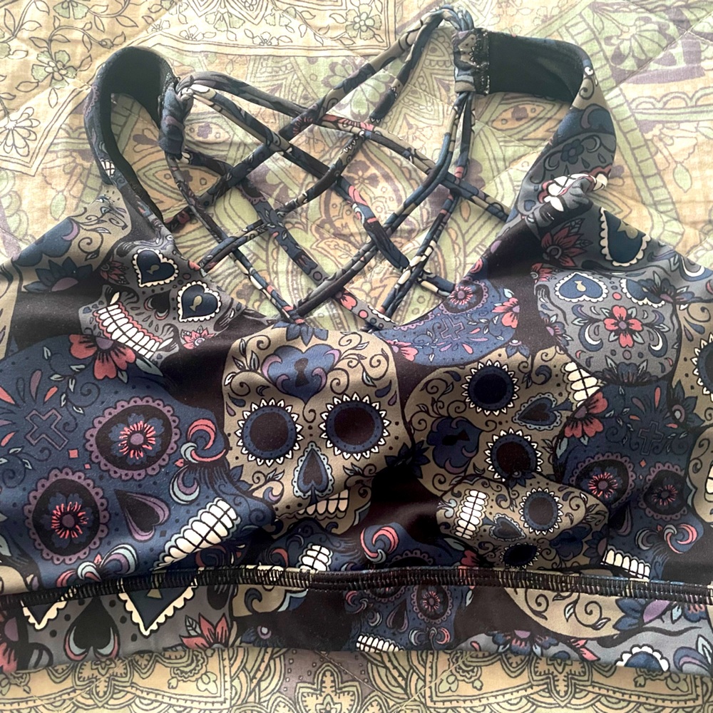 CVG - Midnight Skulls Bra